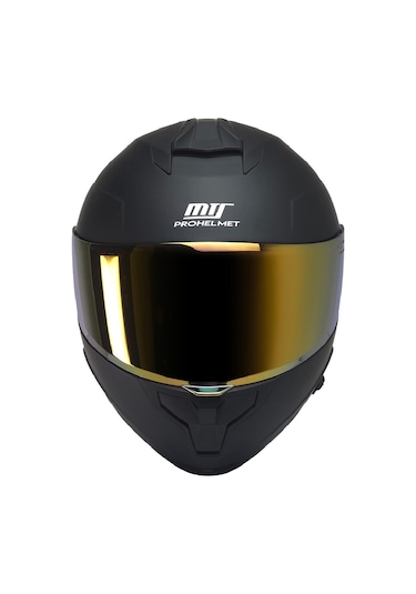 Mts Full Face Double Güneş Vizörlü Ece 22.06R Motosiklet Kaskı Mat Siyah