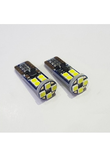 Femex Platinum Turuncu Ampul T10 12 Smd 3030 Chip Led Aktif Canbus