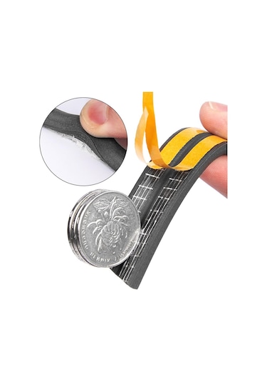 4x2=8 Mt Telvesse Kapı Pencere Su Soğuk Geçirmez İzolasyon Bandı Yalıtım Fitili (Beyaz)