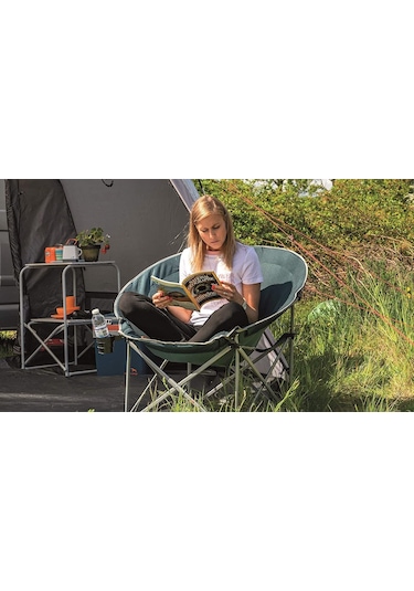Easycamp Canelli Chair Petrol Geniş Rahat Katlanabilir Kamp Sandalyesi 480075 Pasifi Mavisi
