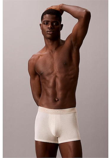 Calvin Klein Trunk 3pk Erkek 3lü Boxer-14930 Beıge