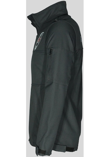 Uniprom Erkek Özel Güvenlik Softshell Mont Yeni Tip Siyah