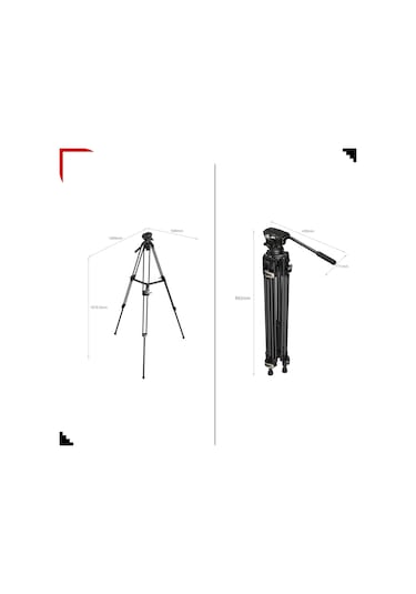 Smallrig 3751 Ad-01 Profesyonel Video Tripod