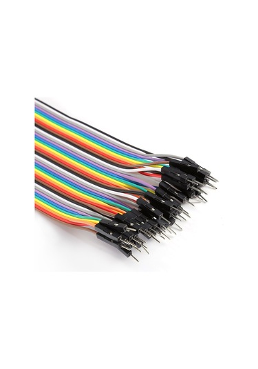 Ximistore9 40 Pin Renkli Erkek-erkek Bağlantı Kablosu 20cm - Dayanıklı, Taşınabilir, Bilgisayar Ve Enstrümanlar İçin