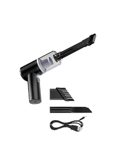 Enkado Raca Lacivert Şarjlı 2 Kademeli 12.000 Pa Çekme Ve Üflemeli El Araç Süpürgesi