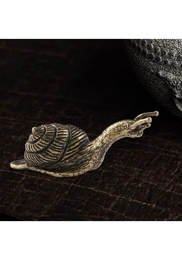 Lijinxu Magideal Pirinç Hayvan Heykeli Çin Feng Shui Süsleme Masa Çay