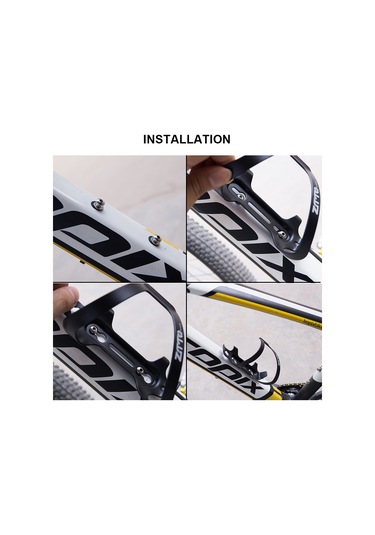 Youmex Ztto Alüminyum Bisiklet Su Kuşağı - Hafif, Dayanıklı, Dağ Bisikleti Ve Yollarda Kullanıma Uygun - Siyah Siyah