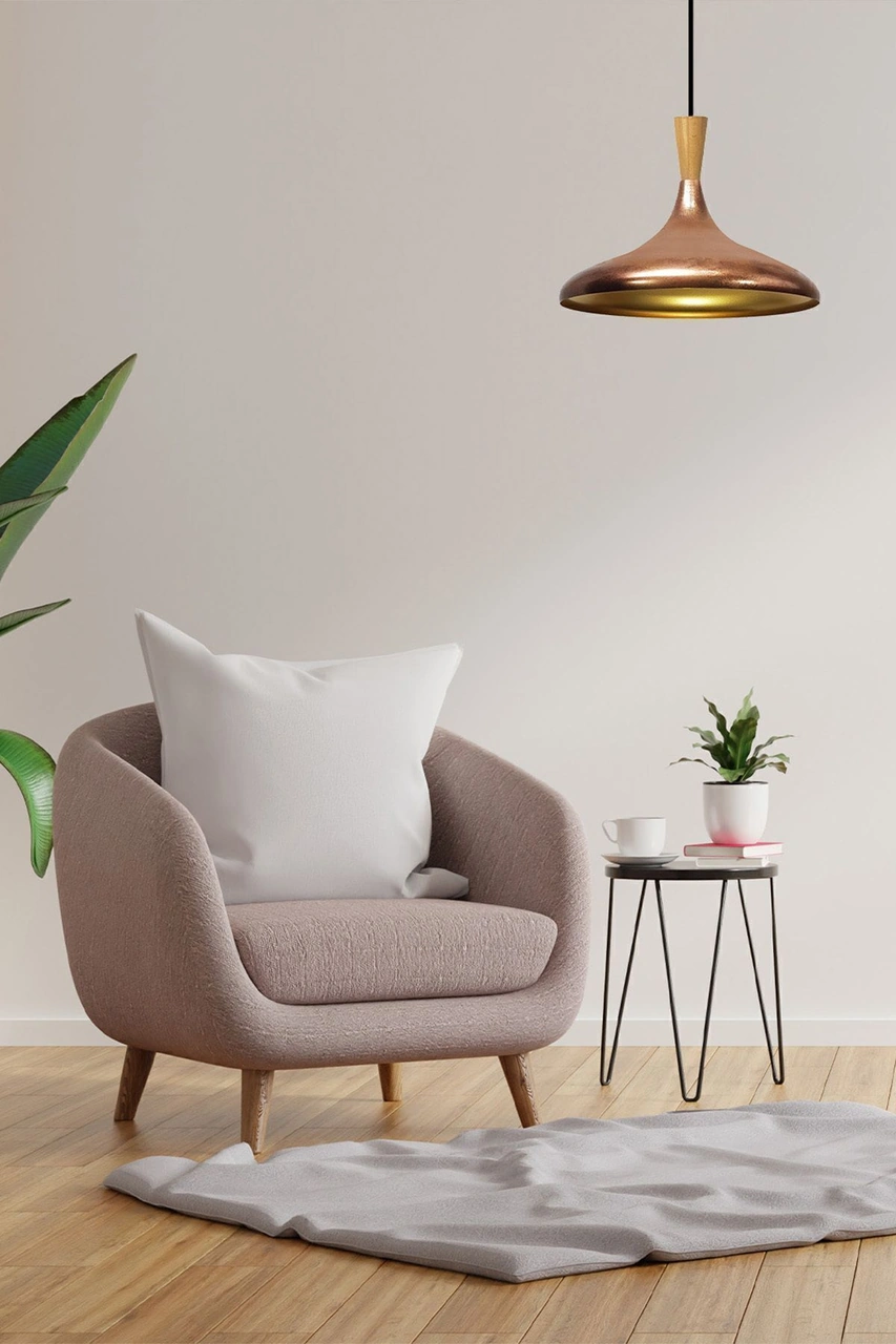 Champion Patina Ahşap Huni Tekli Avize Sarkıt Salon Mutfak Cafe Butik Lamba Aydınlatma Avizeler Patina