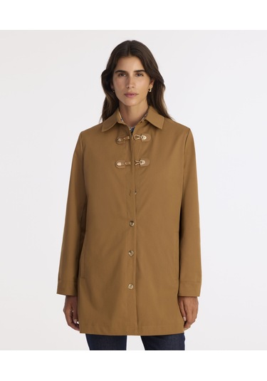 Yargıcı Regular Gömlek Yaka Uzun Kol Pardösü 25kkpr5007x 003 Kahverengi