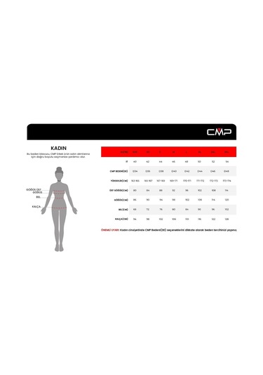 Cmp Kadın Bisikletçi Tişört Çok Renkli