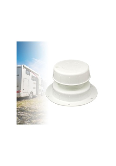 Suntek Genel Rv Kanal Havalandırma Kapağı Karavan Beyaz
