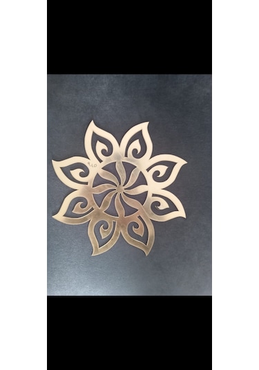 Dekoratif Gold Yapışkanlı Aynalı Pleksi Mobilya Dolap Süsü 30x30