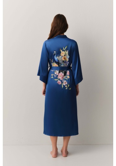 Suwen Ethereal Uzun Sabahlık St4446615l015 Mavi