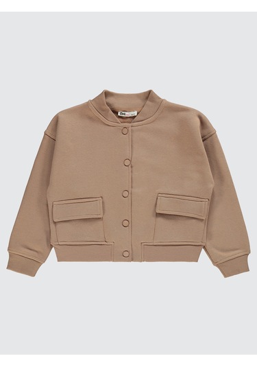 Civil Girls Kız Çocuk Hırka 6-9 Yaş Açık Tarçın Açık Tarçın Açık Kahverengi