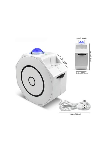 Büro Ev Ofis Hediyesi İçin Bluetoothlu Anason Stil Projektör Gece Lambası Diğer