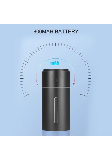 Samdoo Taşınabilir Usb Şarjlı Araç Nemlendirici - 260ml Kapasiteli Led Aydınlatmalı Koku Yayıcı