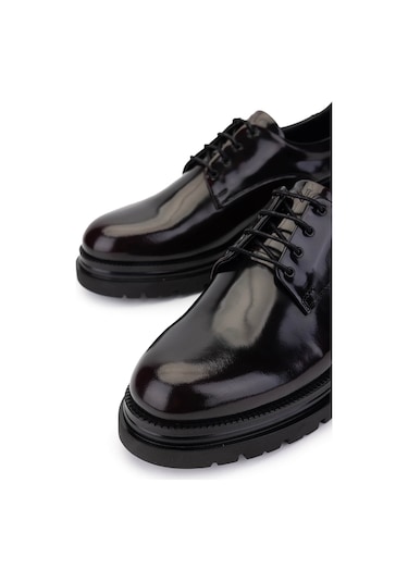 Tamer Tanca Erkek Hakiki Deri Bordo Casual Ayakkabı 698 1153-2 Erk Ayk Sk24-25 Bordo Acma Bordo