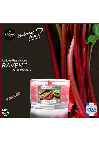 Aroma Unique Fragrances Kokulu Mum Rhubarb 115 G