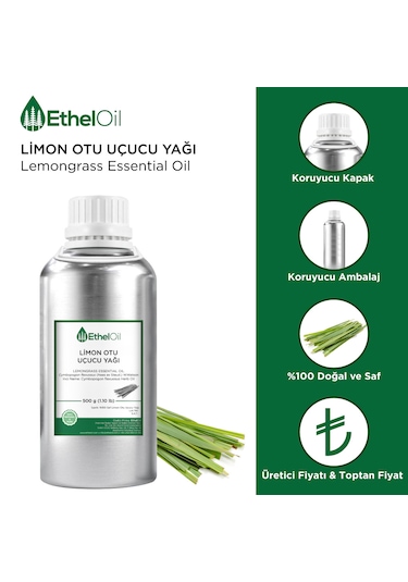 Etheloil Limon Otu Uçucu Yağı 500 G