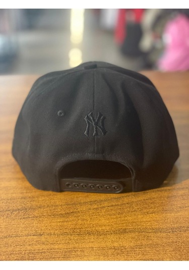 Ny Yankees Siyah Hiphop Snapback Rapper Basket Kanvas Cap Şapka