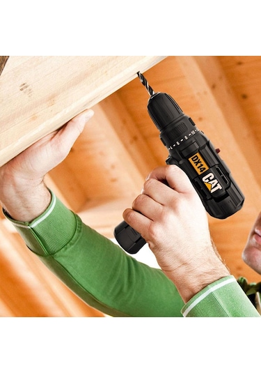 Cat DX14.2 12 V 2.0 Ah Li-ion Çift Akülü Profesyonel Şarjlı Matkap
