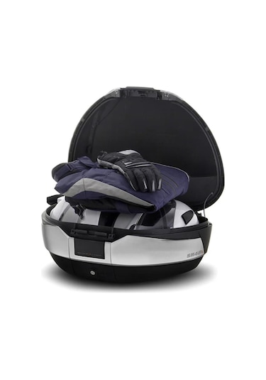 Shad Sh48 Motosiklet Arka Çanta Titanium Topcase 48 Litre D0b48400 Siyah