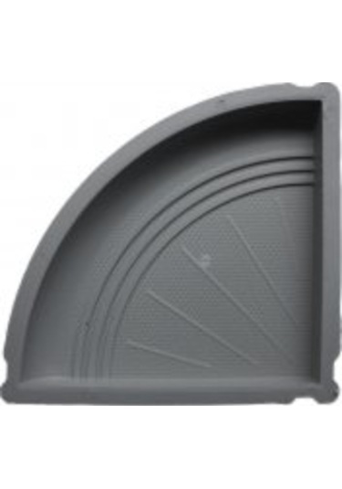 Dekoratif Plastik Taşı Kalıbı Basamak Üst Köşe (5 Adet)