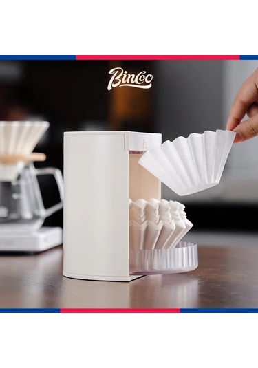 Fochsia Bej Saklama Kutusu Dayanıklı Plastik Filtre Kahve Kapları Toz Nem Koruma