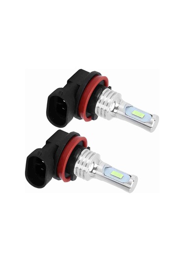 Shineyee H8/h11 80w 8000k Buz Mavisi Faro Lambaları, 12-24v Evrensel, Csp Işık Damlaları, Hızlı Tepki, Alüminyum Gövde, Kolay Kurulum 2 Adet