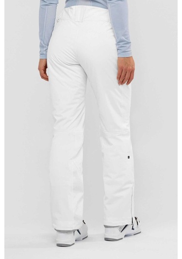 Salomon The Brilliant Kadın Kayak Pantolonu Lc1393100 Beyaz