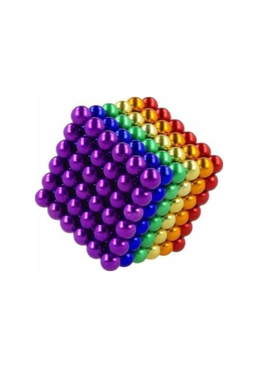 6 Renkli 4 MM 216 Adet Neocube Neodyum Mıknatıs Küp