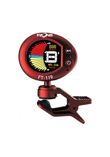 Fzone Chromatic Kırmızı Tuner Ft119