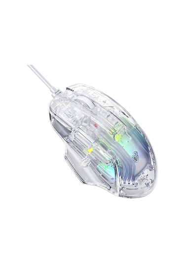 Aula S80 7200 DPI 7 Tuşlu RGB Şeffaf Optik Oyuncu Mouse