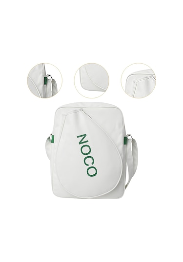 Suntek Tenis Çantası Raketi Badminton Pickleball Kürekleri Beyaz