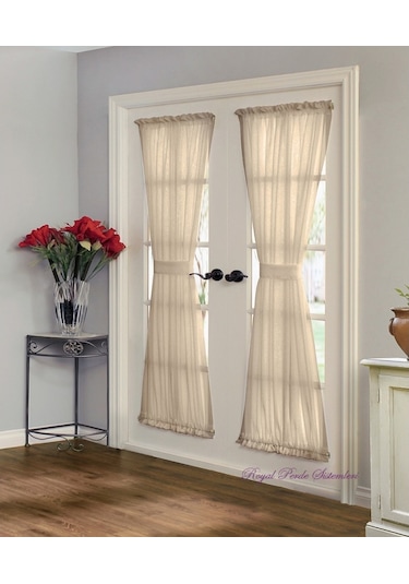Çubuklu Briz Perde Kapı Ve Camlar Için Büzgülü Briz Tül Perde. (359696083)
