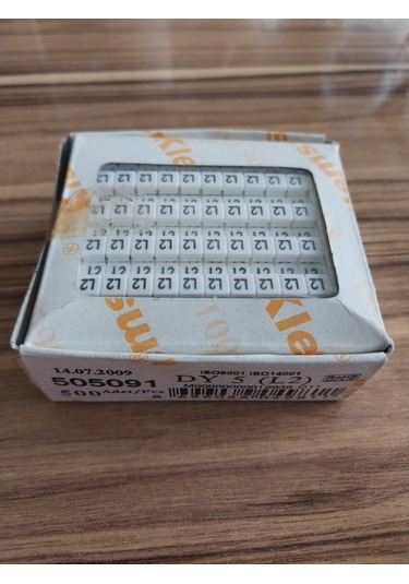 Klemsan 5x5 Baskılı etiket L2