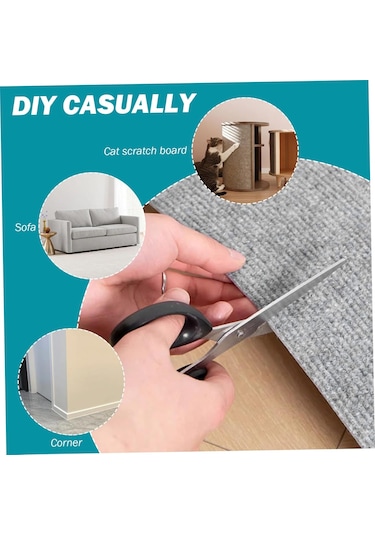 Moveevo Kesilebilir Kedi Tırmanma Matı, Kendinden Yapışkanlı Duvar Tırmalayıcı, Ağaç Raf & Kanepe Koruyucu