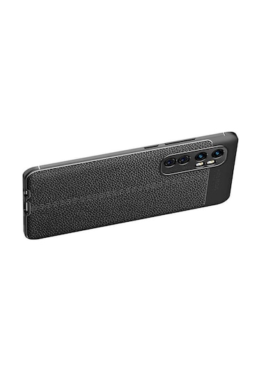 Xiaomi Mi Note 10 Lite Kilif Deri Tarzi Niss Silikon Case 406653051