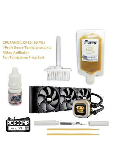 Ropcomp Cpufanoil Cpu Fan Bakım Kiti Cp50k