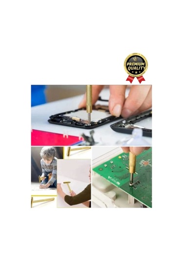 Çok İşlevli Kompakt Telefon Mücevher Kuyumcu Araba İş Ev Onarım 5 İn 1 Çekiç Tornavida Tamir Seti