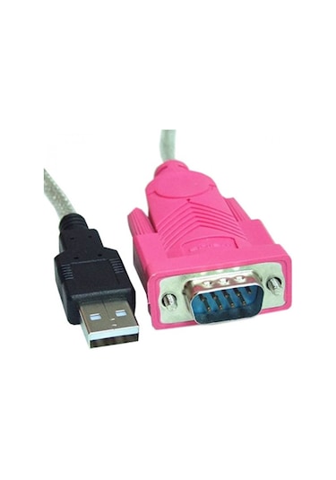 Usb 2.0 To Rs232 Seri Com Port Usb Db9 Pin Erkek Dönüştürücü Kablo 1.30m