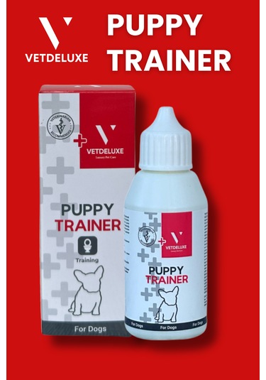 Vetdeluxe Puppy Trainer Yavru Köpek Tuvalet Eğitim Spreyi Çiş Eğitim Damla 50 ML