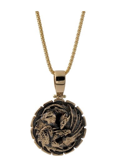 Uşaklıhafız 14 Ayar Altın Ejderha Figürlü Erkek Kolye