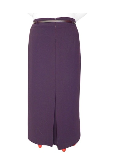 Kadın Uzun Etek Kapalı Yırtmaç-2019 Bgl-st01144 Mürdüm