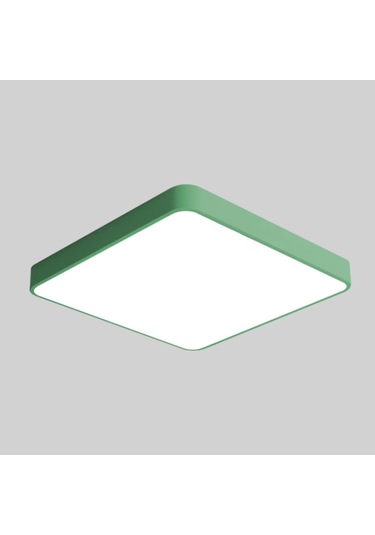 Macaron Kare Tavan Lambası, Beyaz Işık For 30cm Diğer Diğer