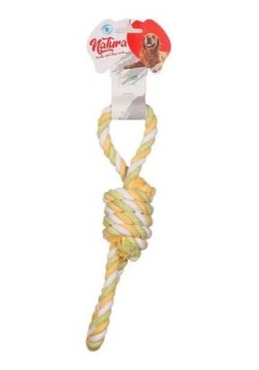 Natura PTH-027 30 CM Çift Tutmaçlı Midi Halat Köpek Oyuncağı