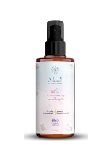 Alls Biocosmetics Organik Bebek Yağı 150 Ml
