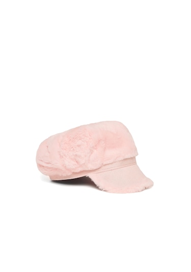 Berellini Tavşan Tüyü - Bayan Maxi Bermuda Pembe