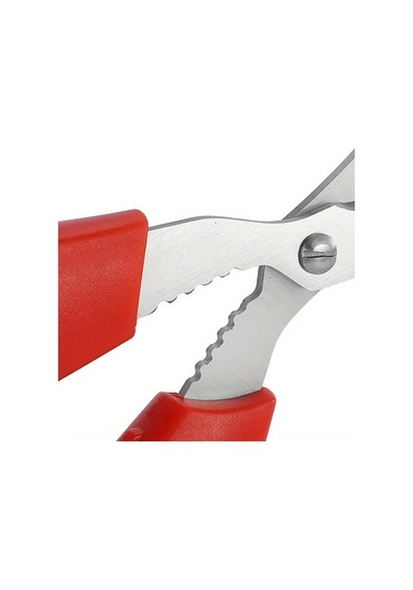 Gateesat Dayanıklı Paslanmaz Çelik Mutfak Makası Kırmızı Kümes Hayvanları Et Ve Deniz Ürünleri Kırmızı