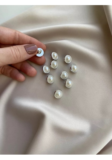 Siberiana İnci Taklidi Düğmeler 12 Mm \ 193443154